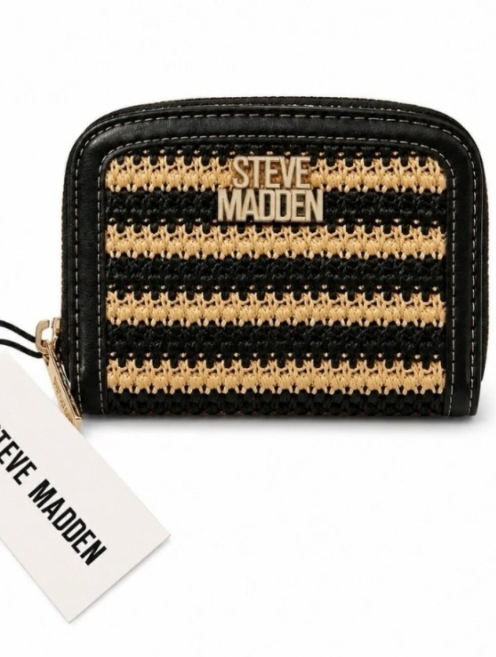 Steve Madden compact zip-around wallet